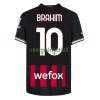 Maillot de Supporter AC Milan Brahim 10 Domicile 2022-23 Pour Homme